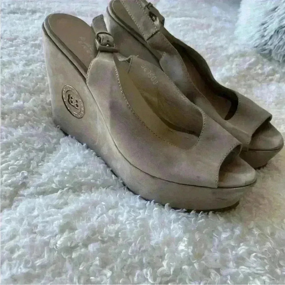 Baldinini Leather Nude Platform Shoe, high platform shoes size 38 EUR - Picture 4 of 5